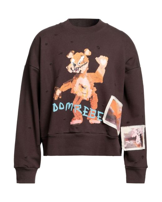 DOMREBEL Brown Sweatshirt for men