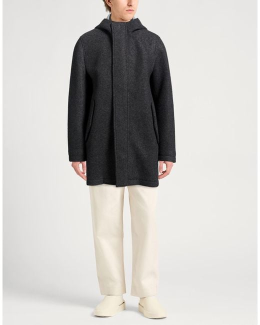 Manuel Ritz Black Coat for men