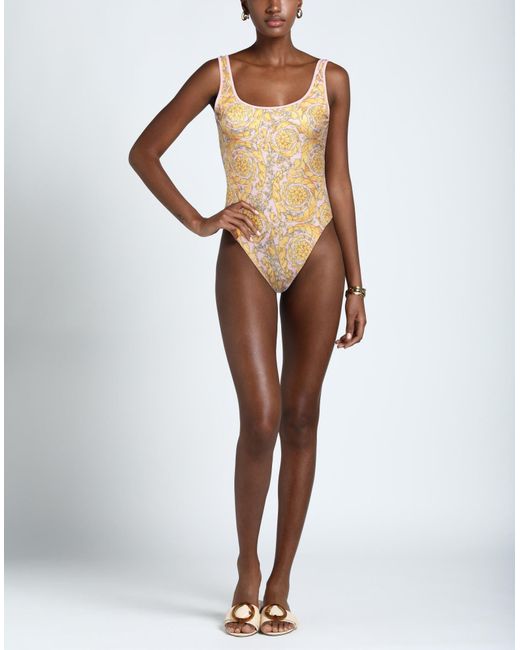 Versace Natural One-piece Swimsuit