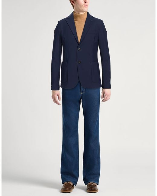 AT.P.CO Blue Blazer Polyamide, Elastane for men