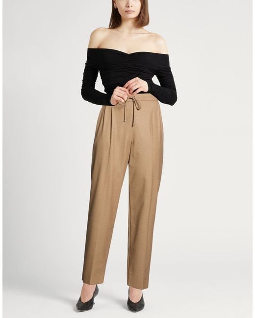 Max Mara Natural Pants Cashmere, Elastane