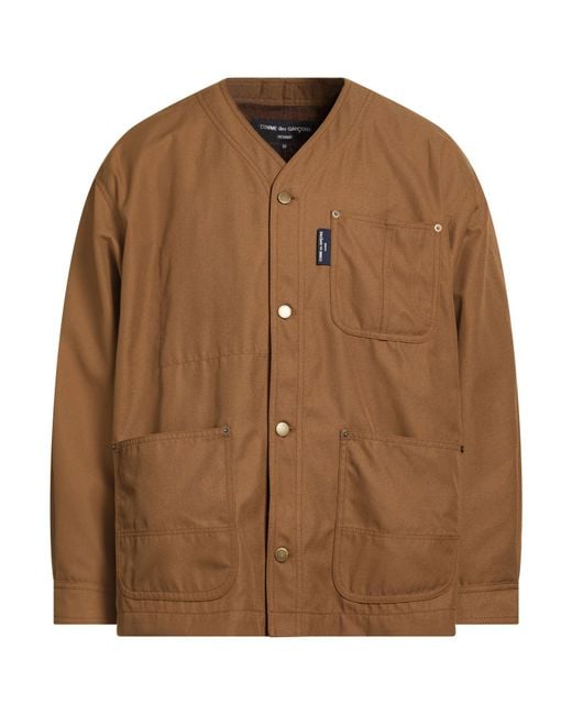 Comme des Garçons Brown Homme Jacket Polyester for men