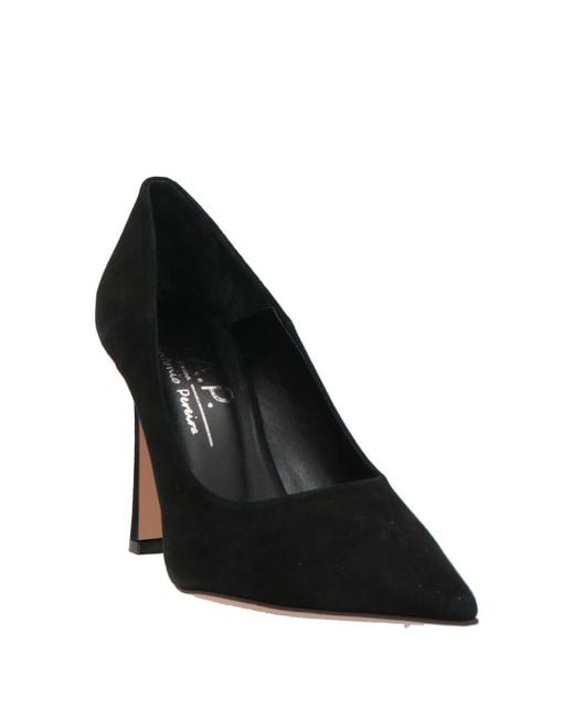 J.A.P. JOSE ANTONIO PEREIRA Black Pumps Leather