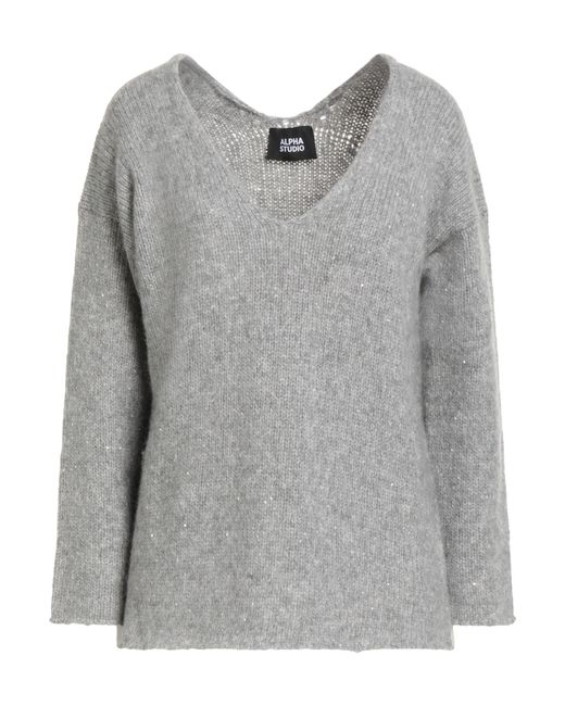 Pullover Alpha Studio de color Gray