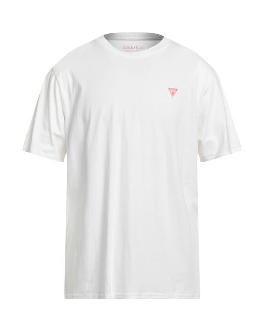 Guess White T-shirt for men