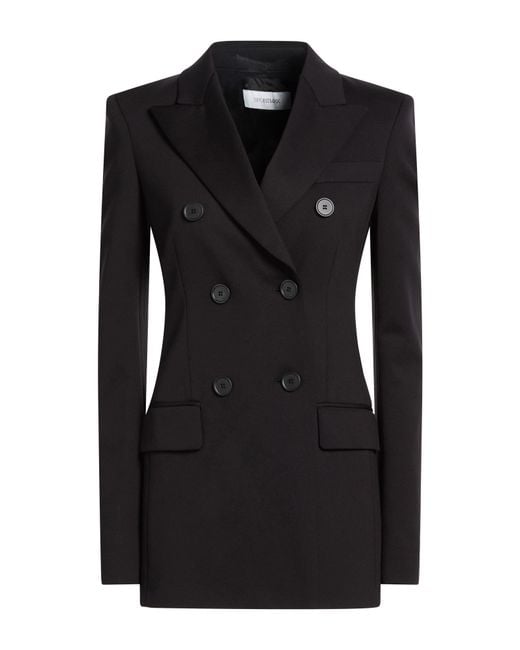 Sportmax Black Blazer Polyamide, Elastane