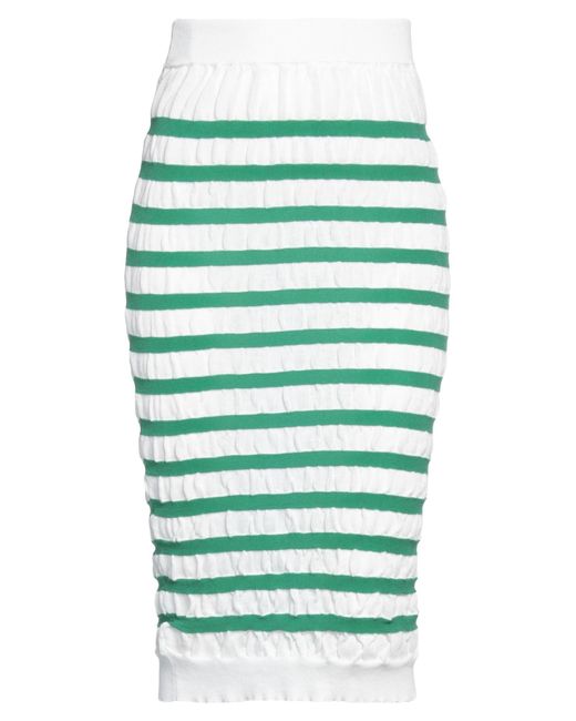 ATOMOFACTORY Green Midi Skirt
