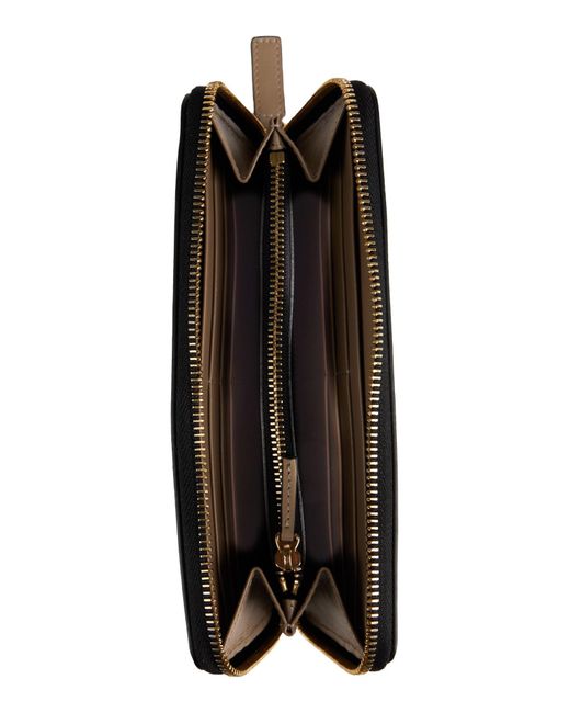 Versace Natural Wallet Leather