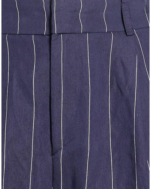 Soallure Blue Pants Viscose, Polyester