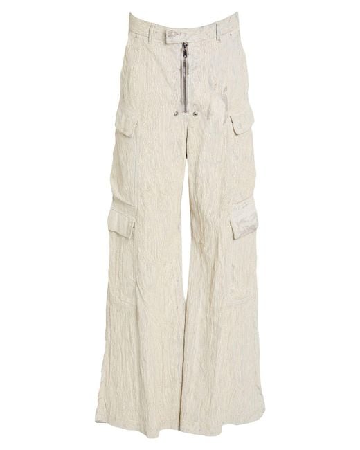 Rick Owens White Pants Cotton, Linen for men