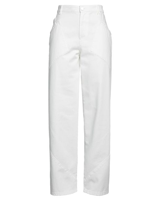 Alberta Ferretti White Jeans
