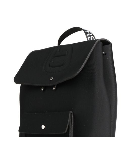 La Fille Des Fleurs Black Rucksack