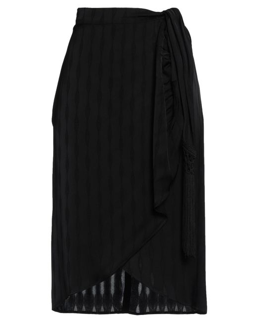 Nenette Black Midi Skirt