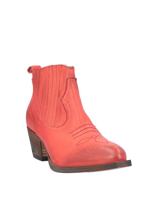 JE T'AIME Pink Ankle Boots