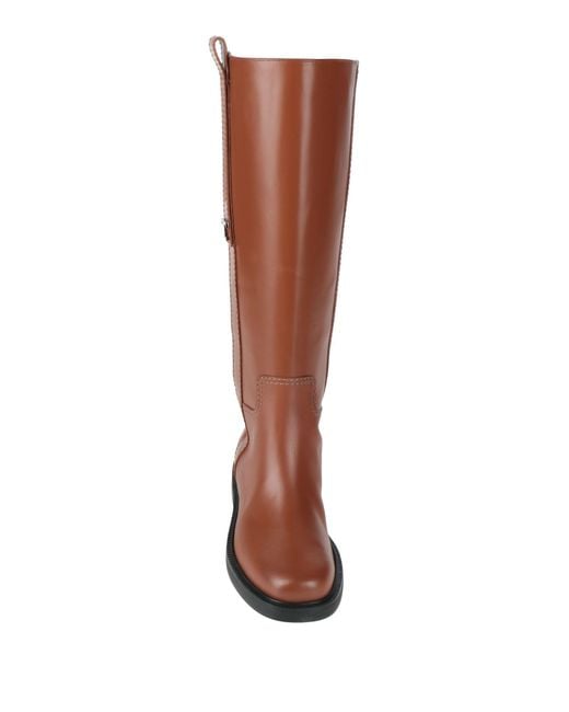 Tod's Brown Boot Leather