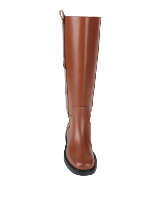 Tod's Brown Boot Leather