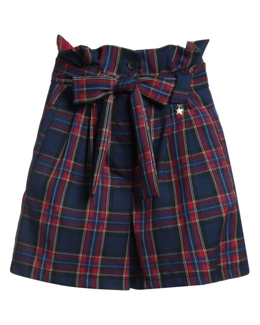 Souvenir Clubbing Blue Shorts & Bermuda Shorts Polyester, Viscose, Elastane