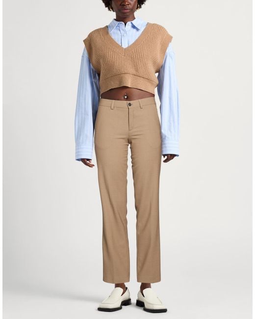 Closed Natural Pants Polyester, Virgin Wool, Elastane