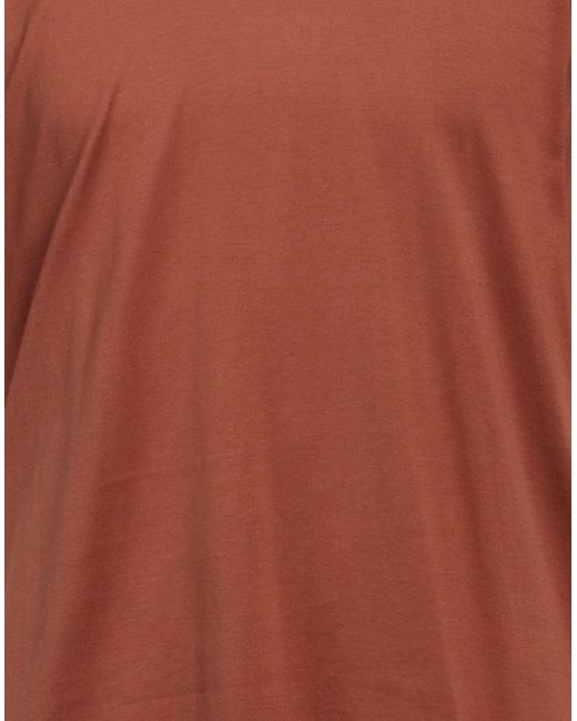T-shirt Roberto Collina pour homme en coloris Brown