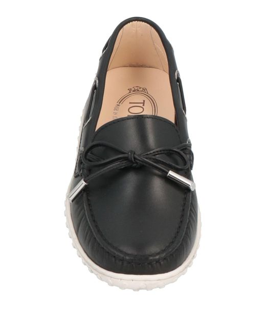 Tod's Black Loafers
