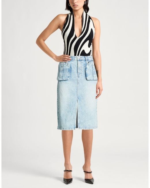 Miss Sixty Blue Denim Skirt