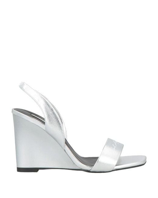 Karl Lagerfeld White Sandals
