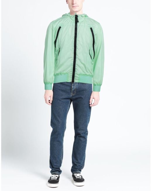 PMDS PREMIUM MOOD DENIM SUPERIOR Green Jacket Polyamide for men