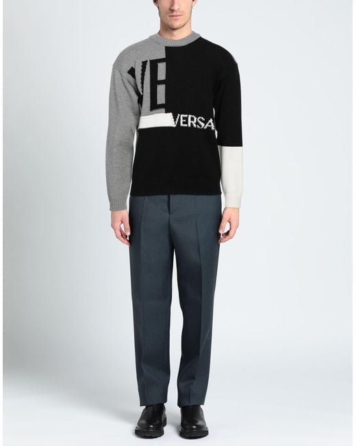 Versace Black Sweater for men