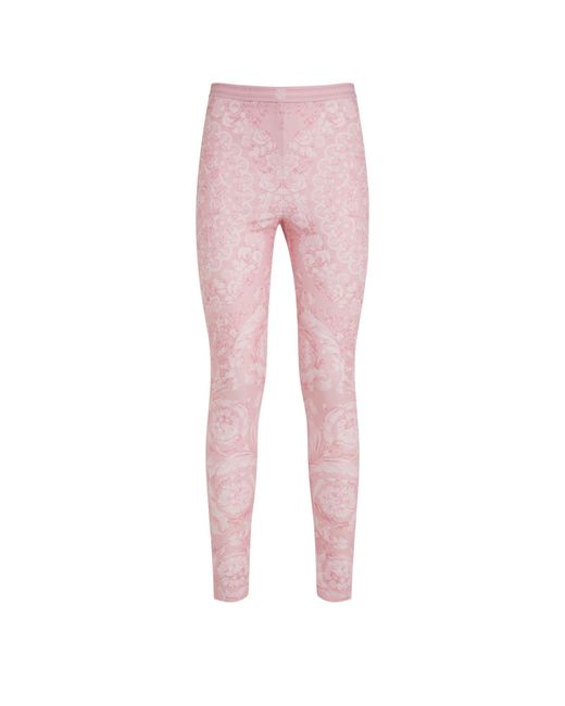 Leggings di Versace in Pink