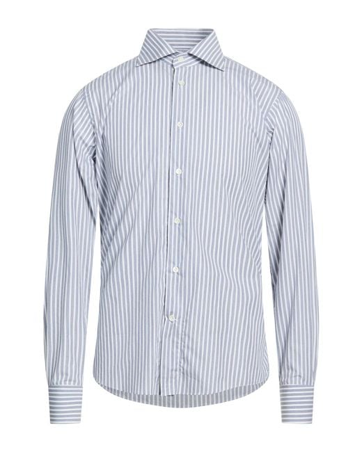 Brian Dales Blue Midnight Shirt Cotton for men