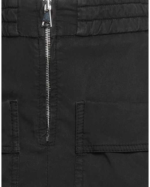 Dondup Black Pants Lyocell, Cotton, Elastane