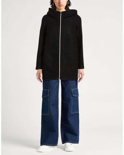 Diana Gallesi Black Coat Polyester