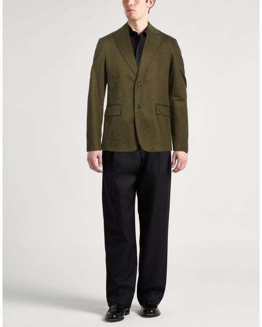 Officina 36 Green Blazer for men