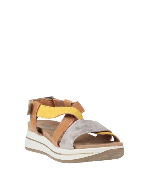 Igi&co Metallic Sandals Goat Skin