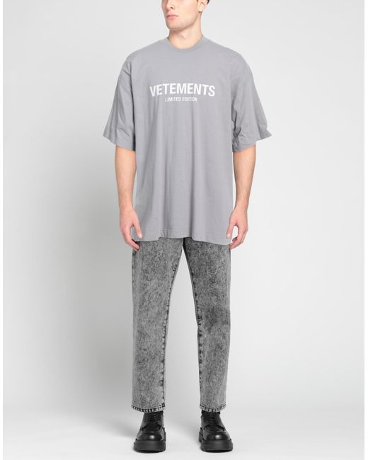 Vetements Gray T-shirt for men