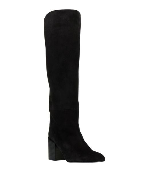 Stuart Weitzman Black Boot Leather