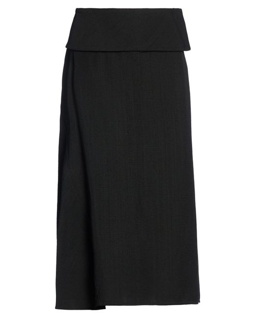 Jil Sander Black Midi Skirts