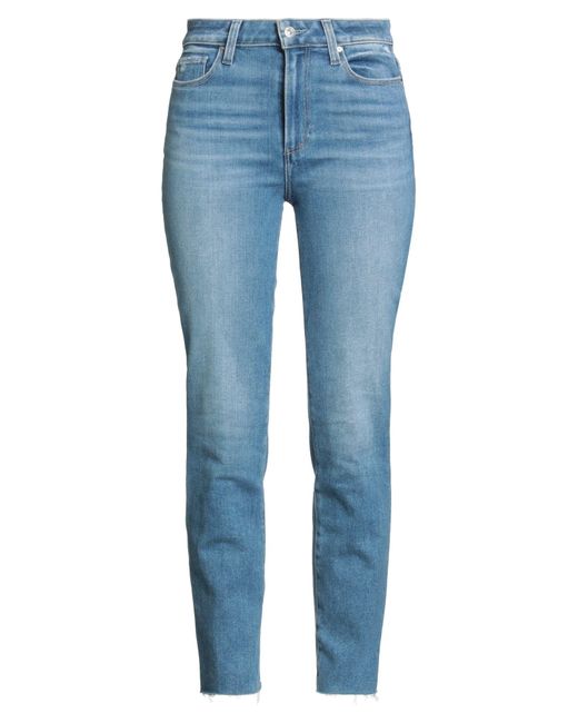 PAIGE Blue Jeans Cotton, Polyester, Elastane