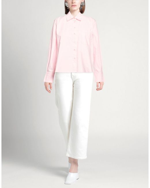 Xirena Pink Light Shirt Cotton