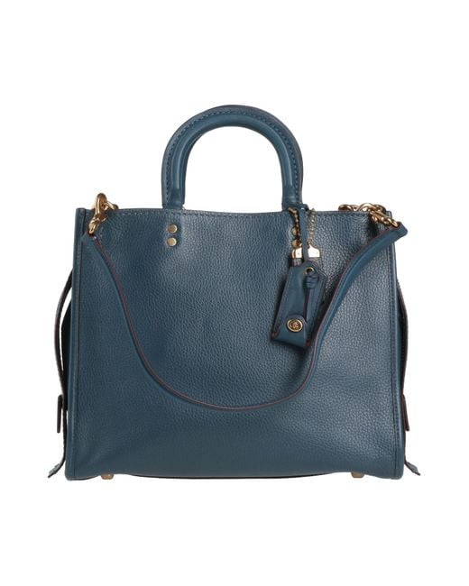 COACH Handbag in Blue | Lyst