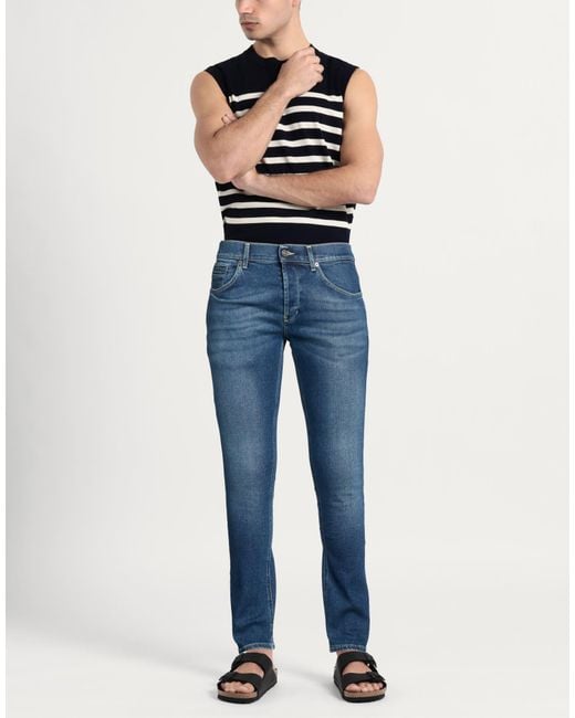Dondup Blue Jeans Cotton, Modal, Elastomultiester, Elastane for men