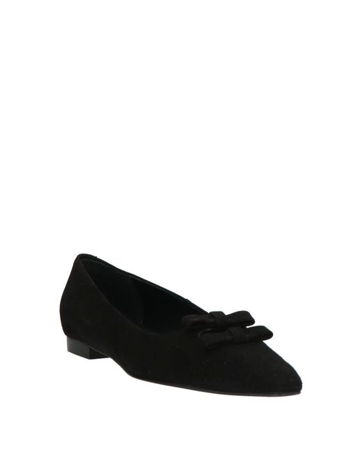Zinda Black Ballet Flats Leather