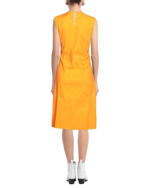 Siste's Yellow Midi Dress