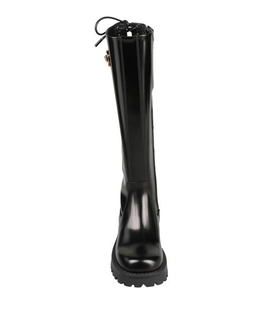 Versace Black Boot Calfskin