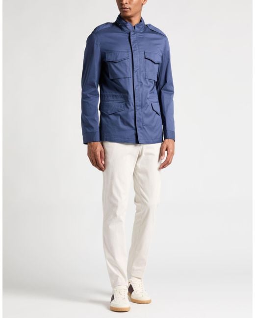 Barba Napoli Blue Jackets for men