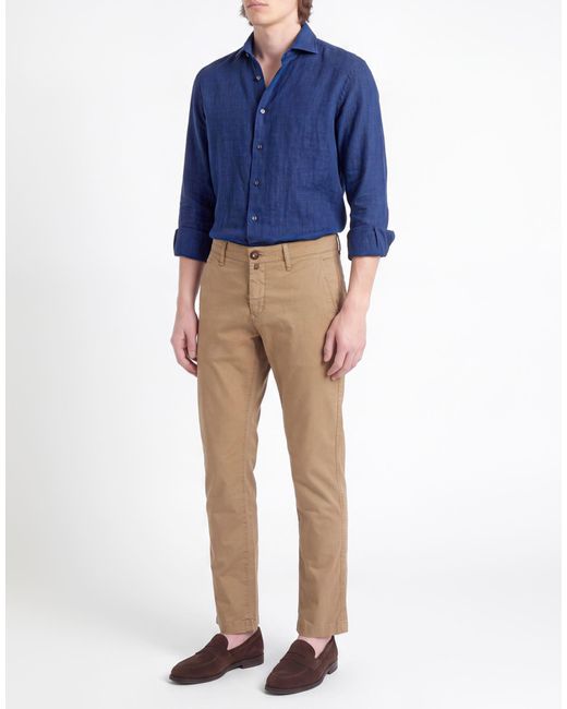 Jacob Cohen Natural Pants Cotton, Elastane for men