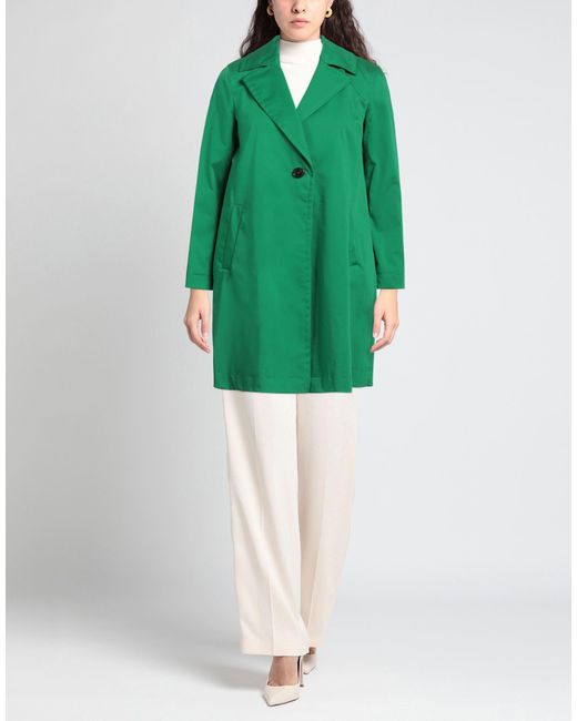 Marella Green Overcoat