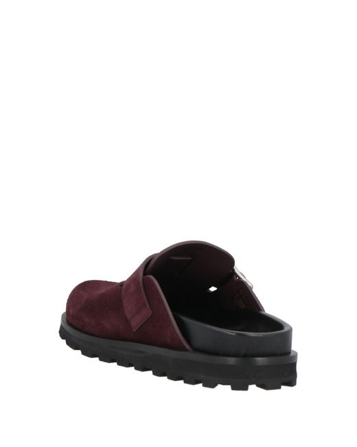 Jil Sander Brown Mules & Clogs