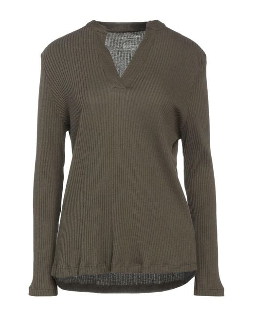 Majestic Filatures Green Pullover