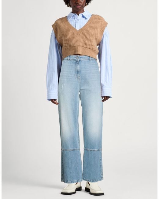 Twinset Blue Jeans Cotton, Elastane, Polyester